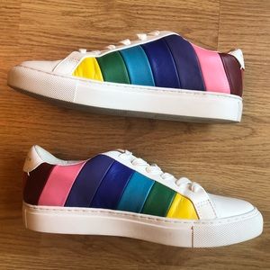 Kurt Geiger London Rainbow Sneakers Leather Great Condition